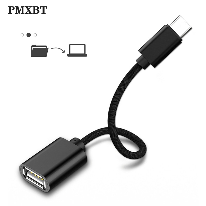 Cable adaptador OTG tipo C USB 2,0 A hembra A tipo C macho para Samsung, Huawei, Xiaomi, teléfono inteligente, tableta, unidad Flash de datos