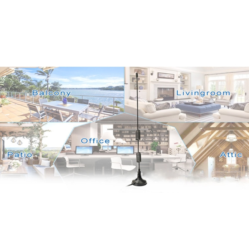 G5AA Sintonizzatore ricevitore stereo Ricevitore Home Theater Base magnetica Antenna FM per video interno Antenna radio