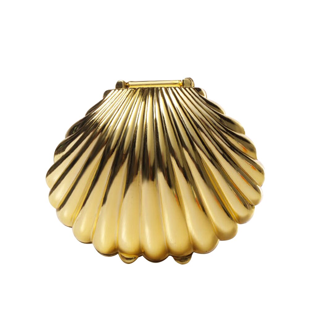 10 stuks/partij schelp bruiloft bedankdoos bruiloft snoepdoos casamento bruiloft bedankjes en bruiloft decoratie huwelijk: Gouden
