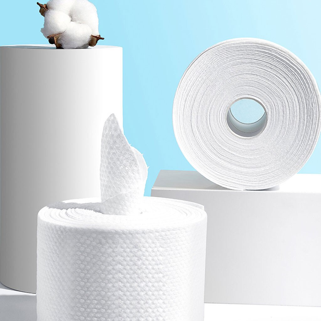 big roll toilet paper Facial Clean Non-woven Fabric Cotton Disposable Wash clean face Towel Tissue papel higienico