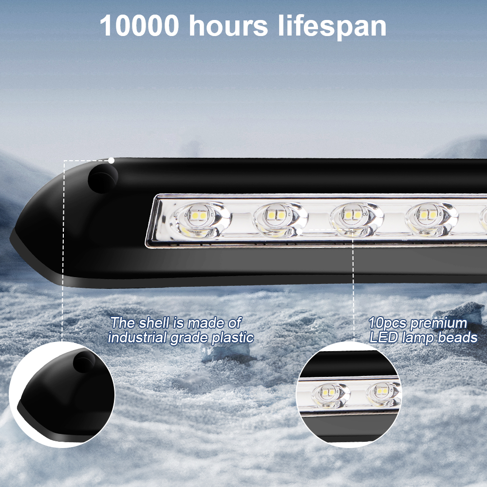 12V/24V Caravan Interior Wall Lamps Caravan Accessories RV Van Trailer Exterior Lamp LED Awning Porch Light Light Bar Waterproof
