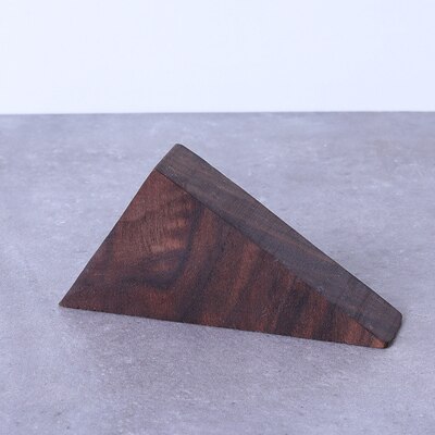 Black Walnut Triangle Bracelets Bangle Display Holder Jewelry Display Blocks Earrings Ring Pendant Showcase: Height 5cm