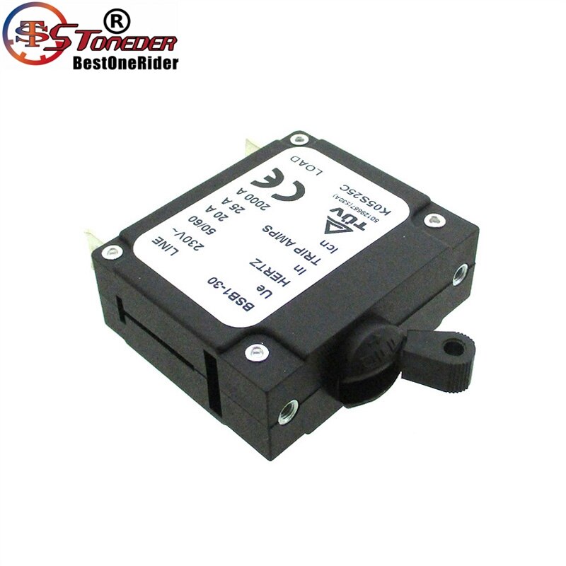 STONEDER 230V 20A Chinesische Generator Circuit Breaker Für 25A Reise Amps 2000A BSB1-30 Hertz 50 60