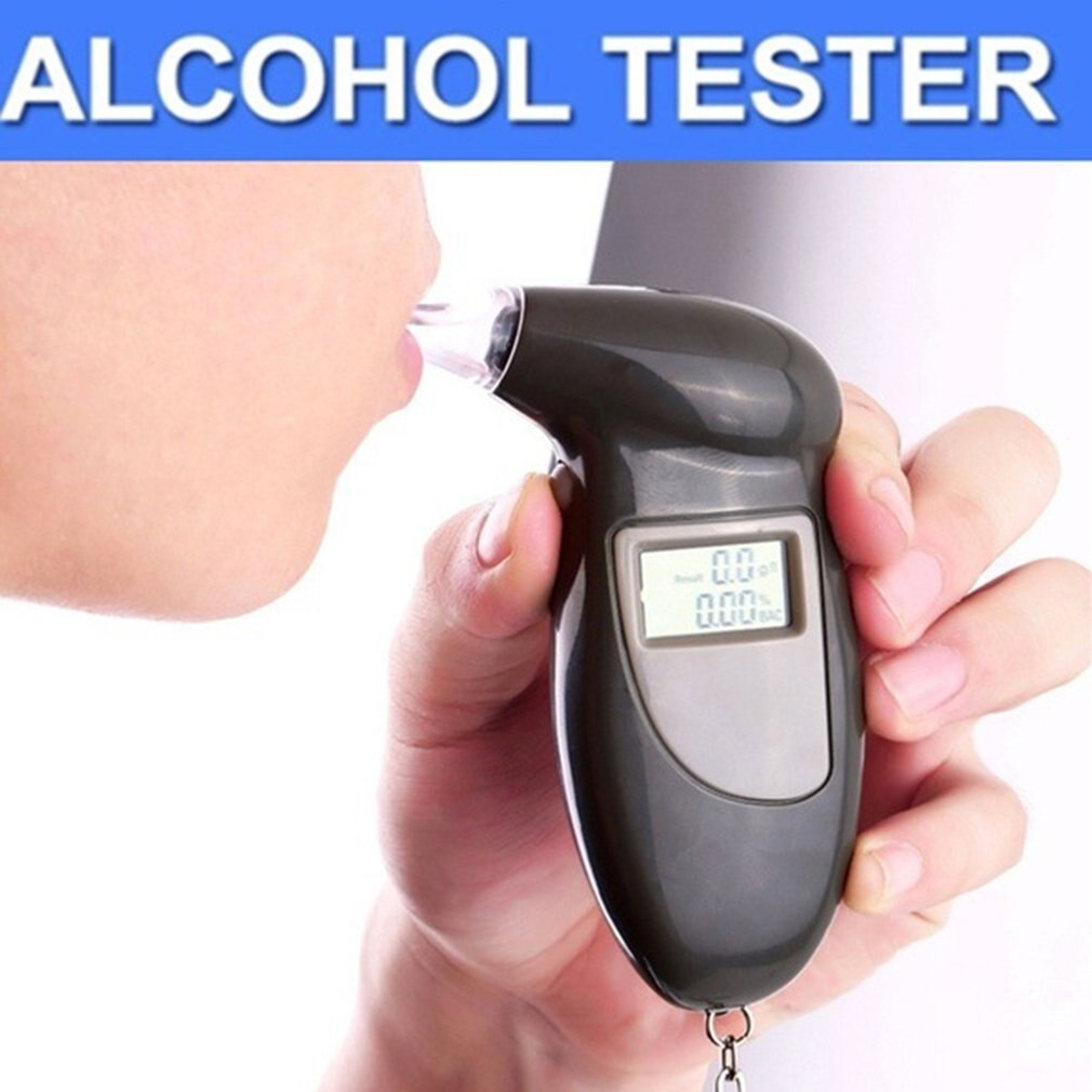 Digital åndedrætsværn alkohol tester flydende krystal display alkohol tester uden baggrundslys  s6801