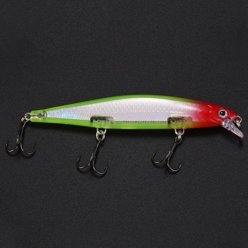 1PCS Minnow Fishing Lure 11CM 13G Pesca Hooks fish Wobbler Tackle Crankbait Artificial Hard Bait Swimbait B Style