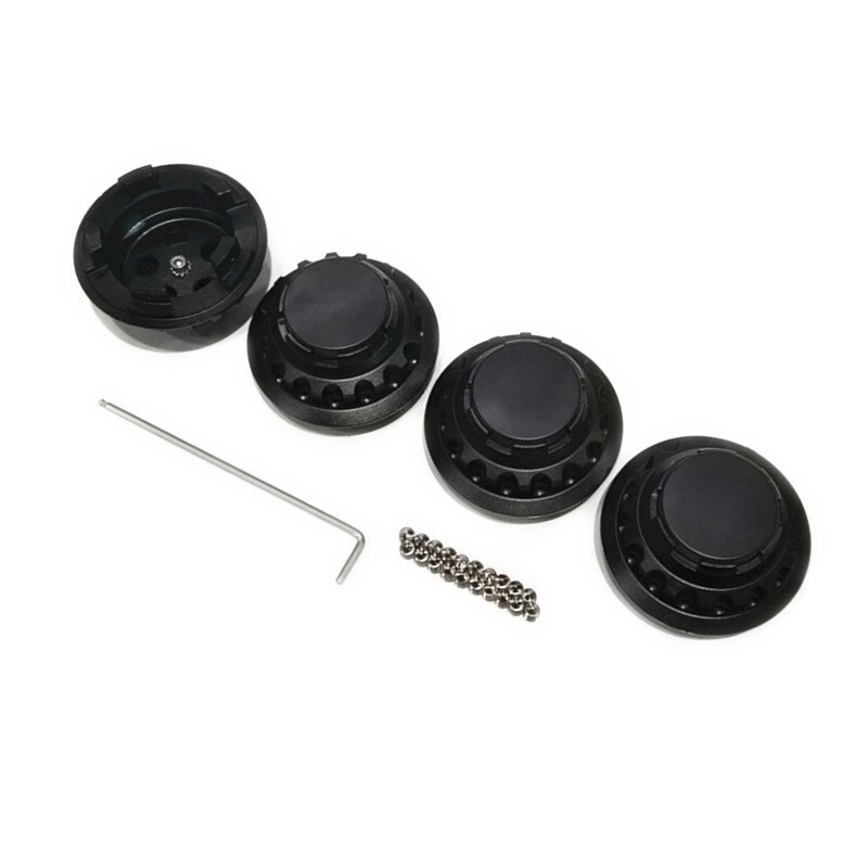 4 pcs All aluminum alloy wheel cover is suitable for GLK, E82 / E88, FIT/CRV, Camry/Corolla and Casa/Palameia: Black