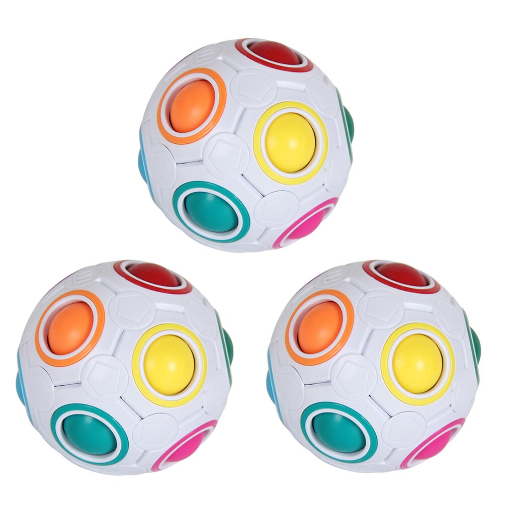 3pcs Magic Ball Puzzle For Adults Stress Relief Anti Anxiety Toy