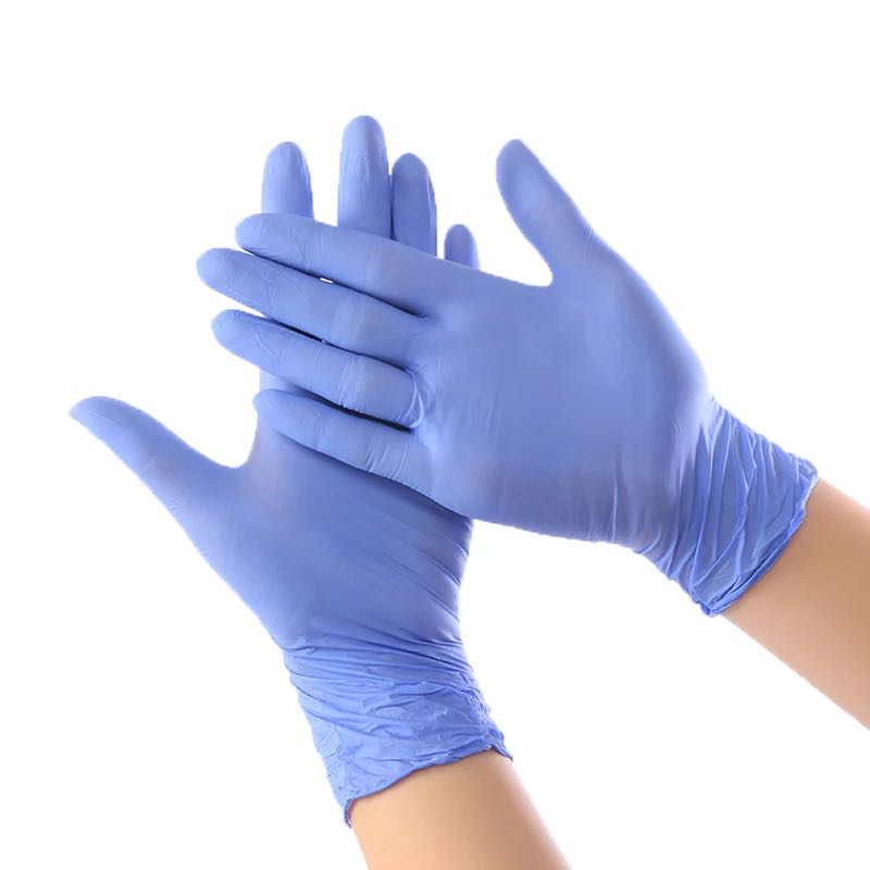 100pcs children disposable rubber gloves nitrile gloves go out antivirus gloves safety gloves multifunctional gloves