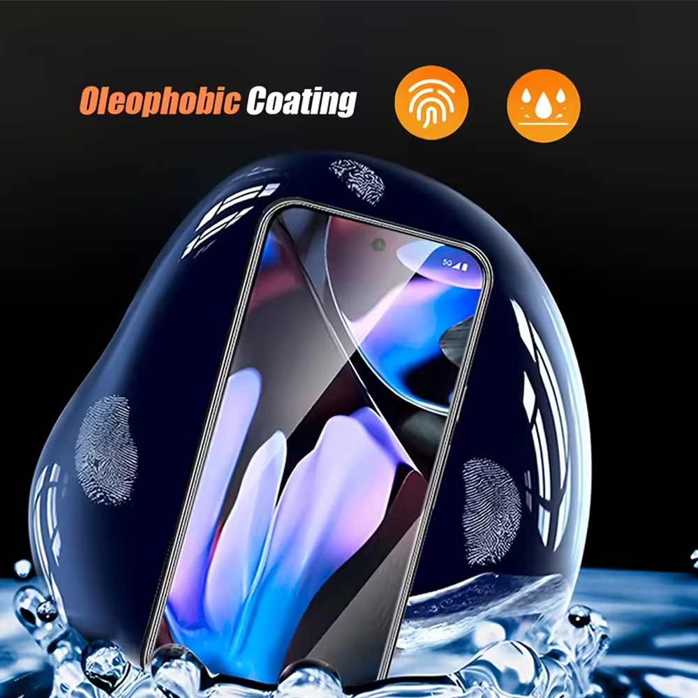 4/1 Stück Panzerglas für Google Pixel 9 Profi XL 10 Profi XL 9 Profi 10 10Profi 9A Schutzglas Displayschutzfolie Fingerabdruck-Entsperrung