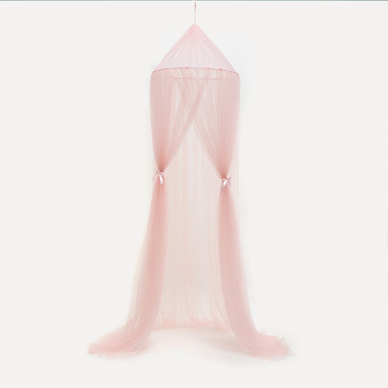 Baby Ronde decoraties Crib Netting Bed Opknoping Katoen Bed Luifel Klamboe Gordijn Voor Hangmat in De Baby 'S Room Vlag decor