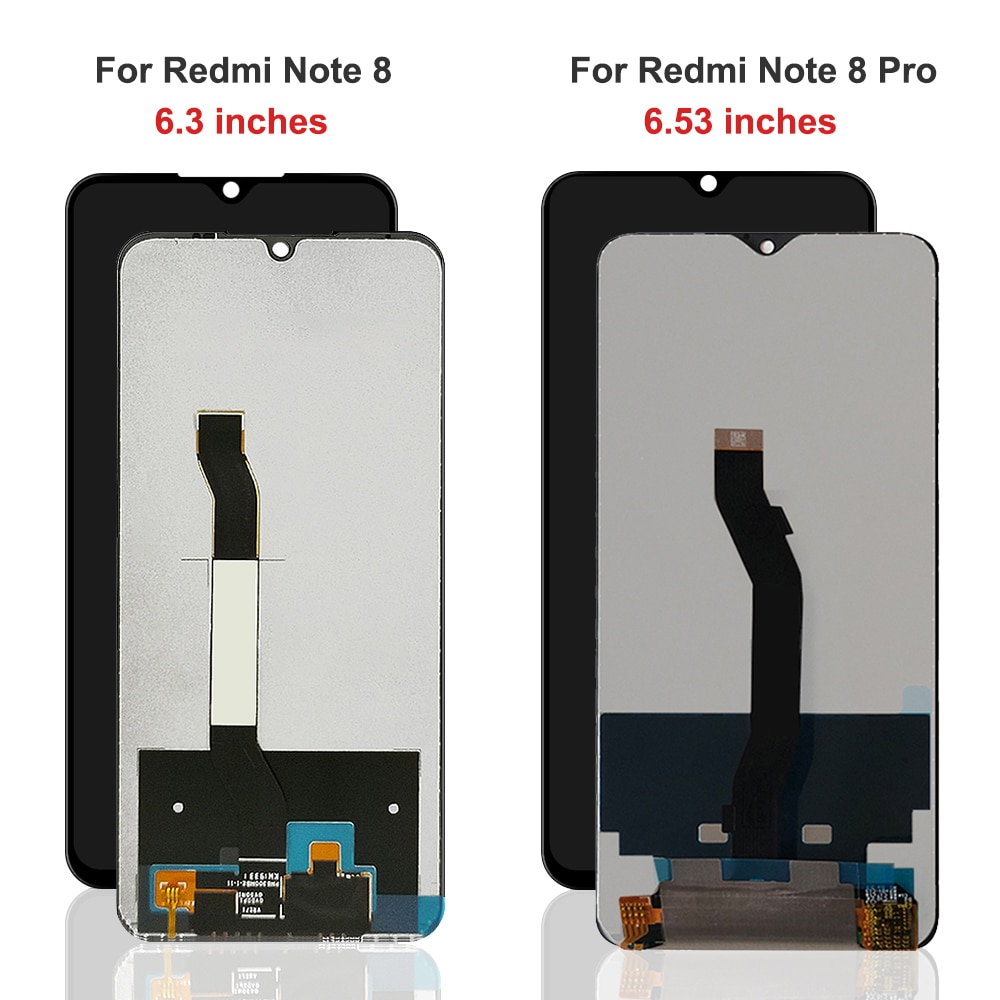 Original LCD For Xiaomi Redmi Note 8 LCD Note 8 pro Display Touch Screen Digitizer Assembly Replacement Parts For Note8 / 8pro