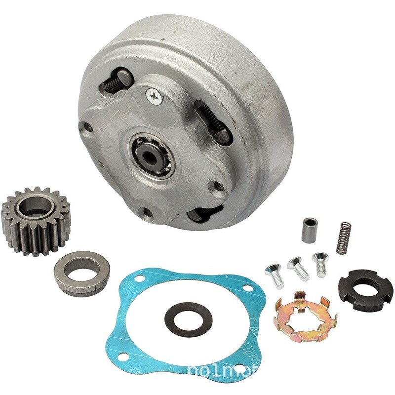 Accesorios para motocicleta, conjunto de placa de embrague de motor de 125cc de 18 dientes, Kit de montaje de placa de embrague de motor cuádruple de bicicleta de tierra