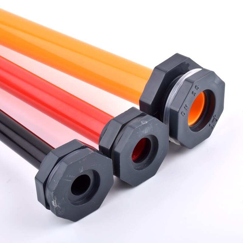 1Pc ID 20~63mm PVC Water Tank Connector Home Aquarium Fish Tank Bulkhead Pipe Joint Water Inlet Outlet Connector Drainage Joint