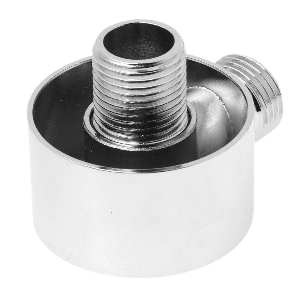 Wall-Mounted Water Outlet Spout Solid Brass Concealed Shower Plumbing Hose Shower Connector