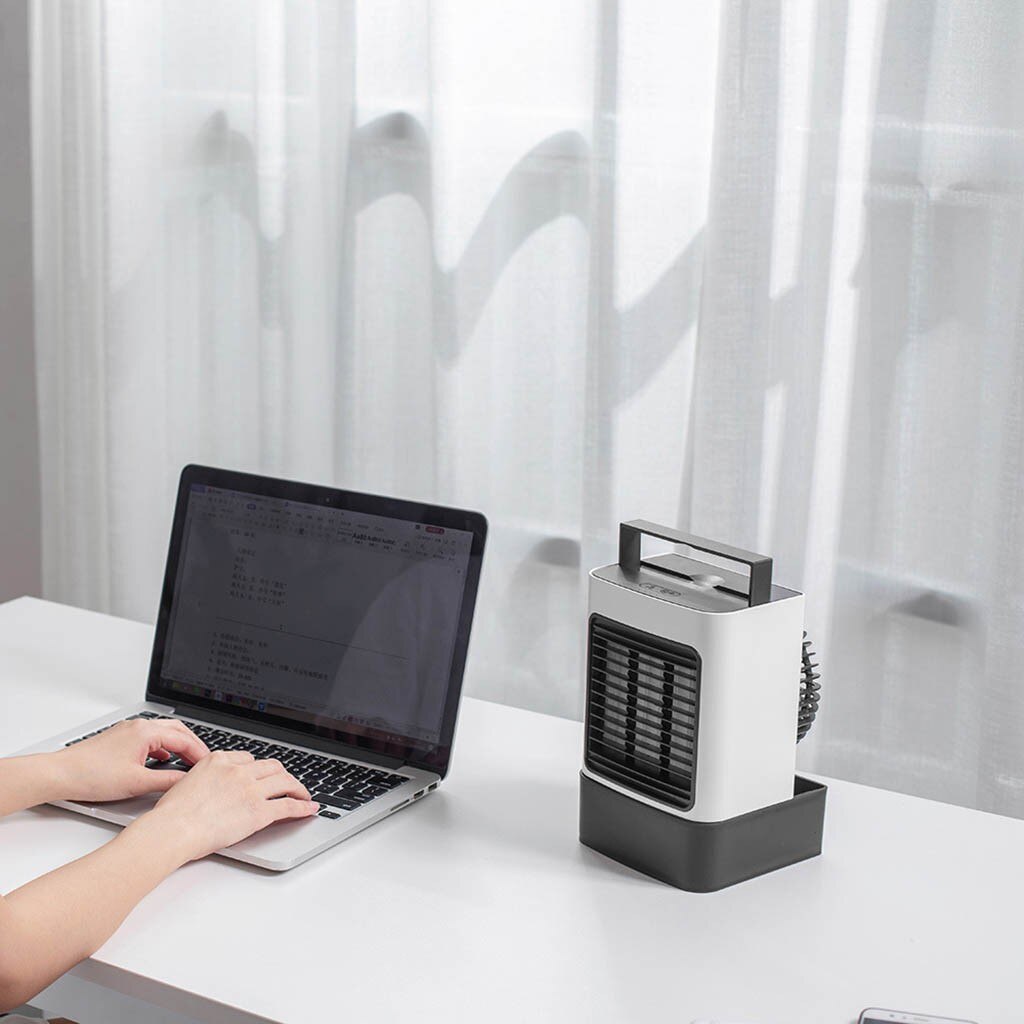 Mini Air Conditioner USB Charging Mini Portable Air Conditioning Fan Summer Air Cooler Home Office Refrigerator Cooler