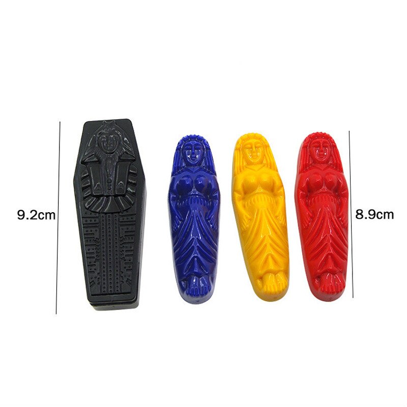 Mummy Prediction Magic Tricks Plastic Egyptian Mummy Mystery Box Close Up Magic Props Varied Magic Accessories