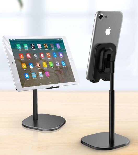 ! desktopbeugel luie platte mobiele telefoon ipad-ondersteuning algemene metalen telescopische desktopstandaard houder montageadapter