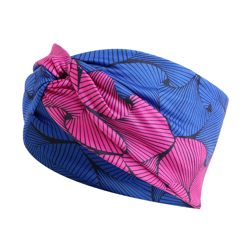 Afrikaanse Gedrukt Twist Hoofdband Vrouwen Sport Elastische Headwrap Haar Sjaal Breed Stretch Haarband Bandana Haaraccessoires