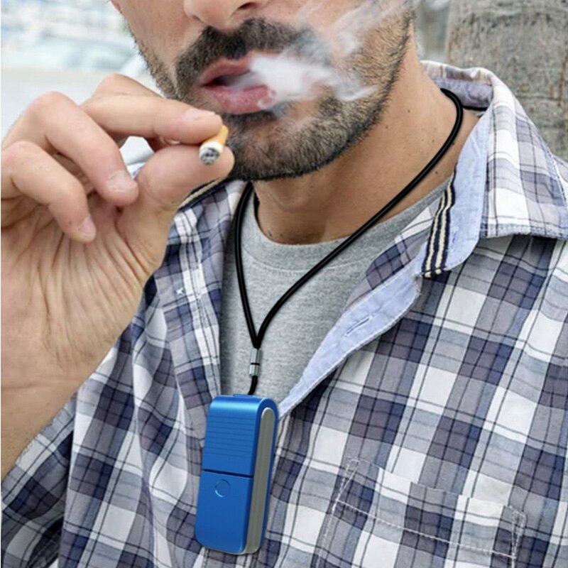 Mini Ozone Generator Air Purifier USB Rechargeable Small Space Clear Odor Formaldehyde Second-hand Smoke Necklace Air Purifier