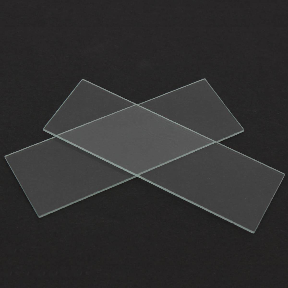 5 stk 1mm tykkelse hulrumsglas dækglas enkelt konkave mikroskop glas dias genanvendeligt laboratorium blank prøve dækglas