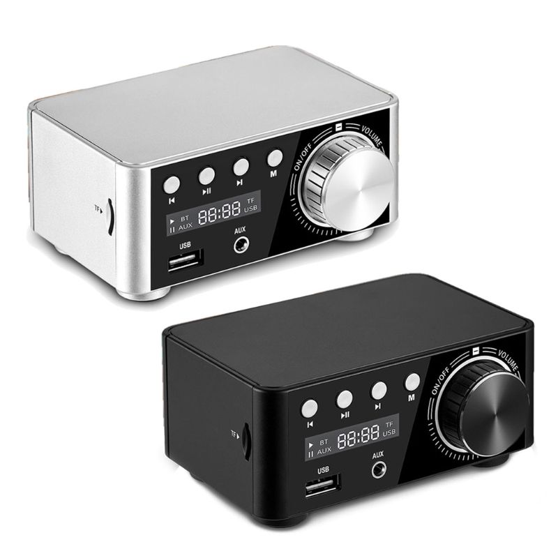 HiFi Bluetooth 5.0 Class D Digital Power Amplifier Stereo Receiver USB TF Card B95C