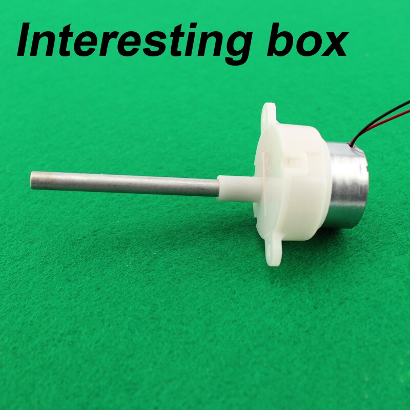 White round 300 gear motor (blind hole shaft) low speed long shaft micro DC motor solar motor
