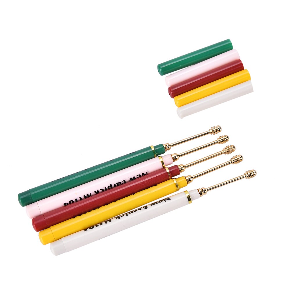 1Pc Ear Wax Earpick Cleaner Curette Screw Remover Stick Pick Tool Health Care Tools Accessories