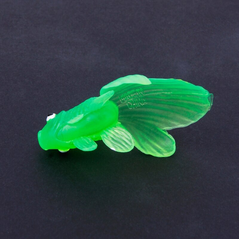 20pcs Rubber Simulation Small Goldfish Gold Fish Kids Toy Decoration Bath Toy
