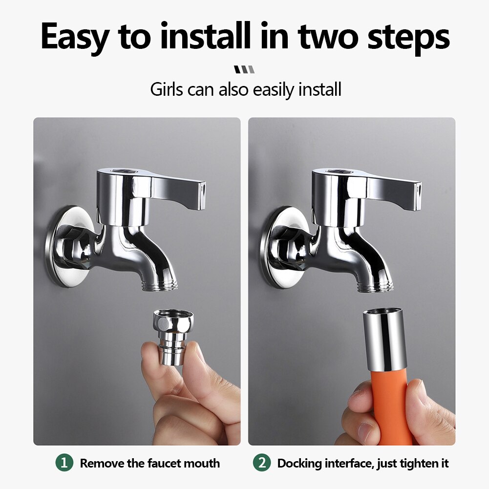 Faucet Extension Extender Bathroom Kitchen 360° Rotation Adjust Free Bending Splash-proof Universal Extension Tube Wash Basin