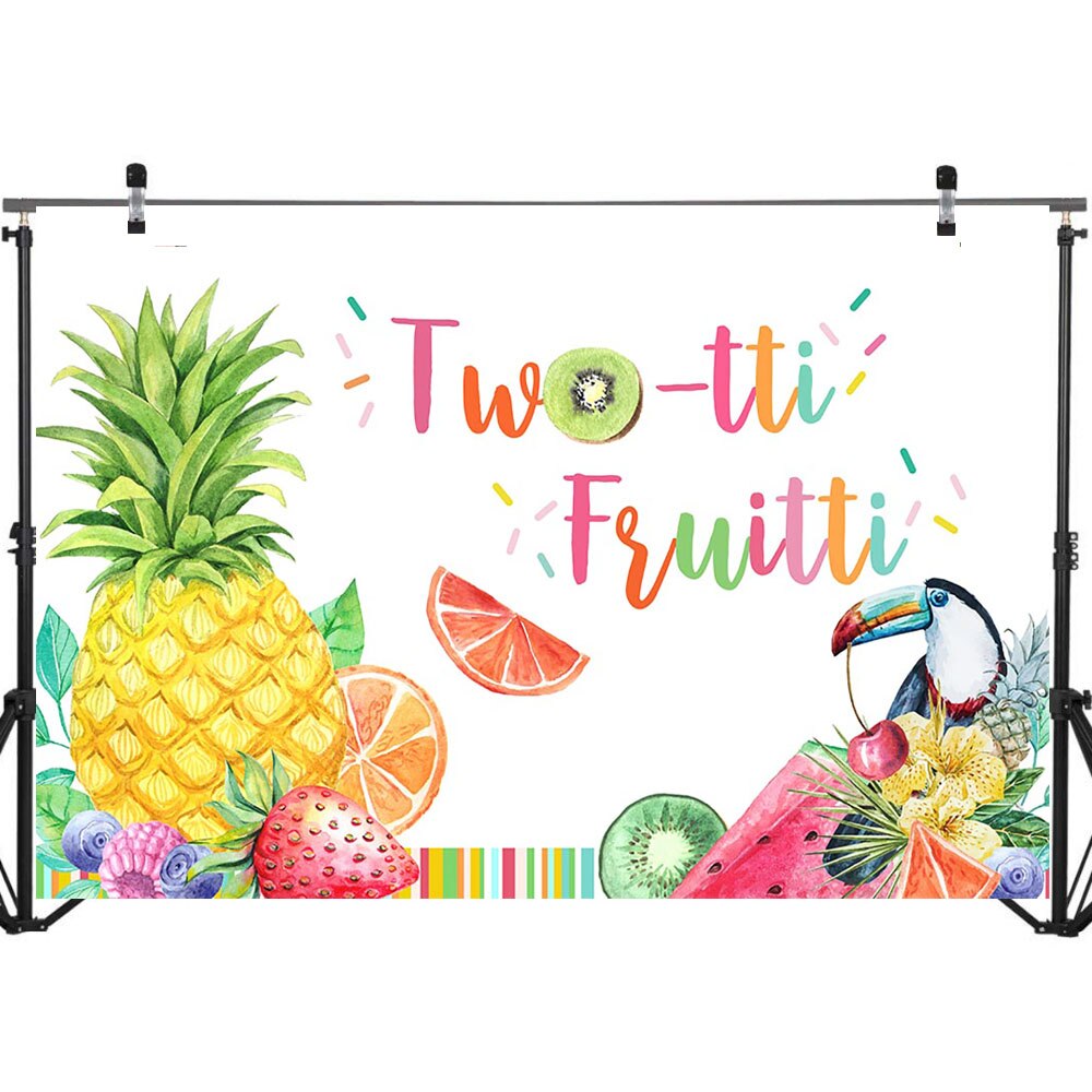 Twotti Frutti Geburtstag Hintergrund Sommer Obst Geburtstag Party Foto Hintergrund Zwei-tti Frutti Mädchen Geburtstag Dekorationen Kulissen