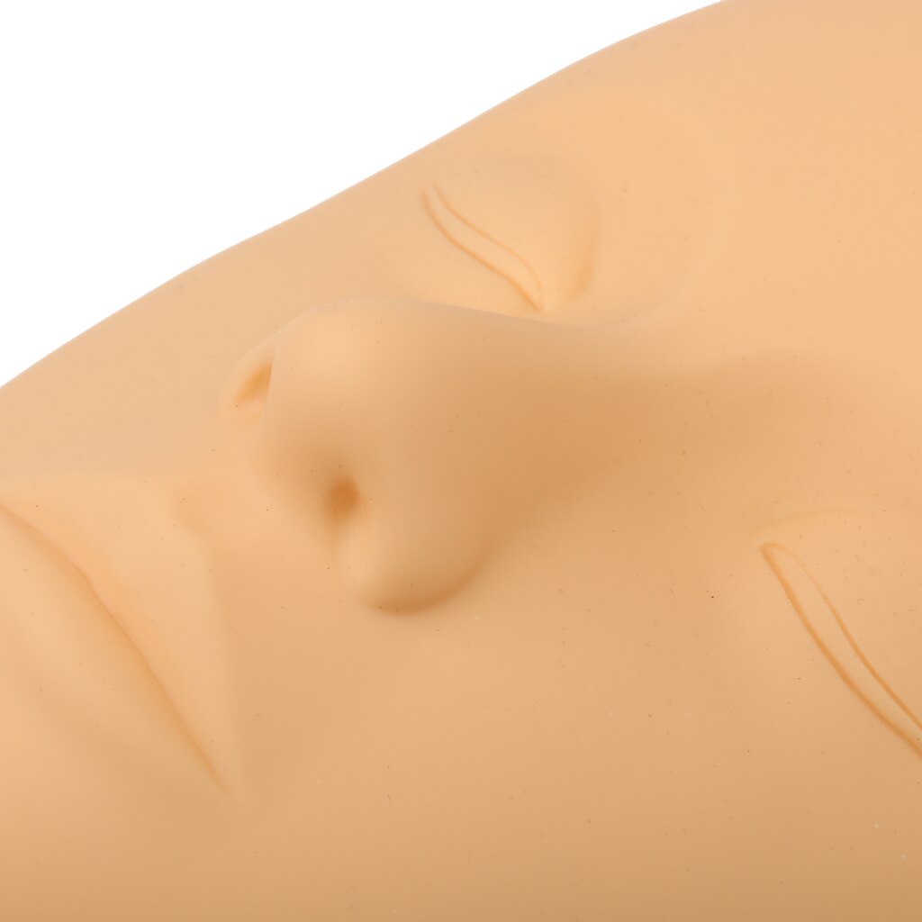 Closed Eyes Mannequin Head Massage Makeup Eyelash Extension Practice Model Hats Hairs Glasses Display for Wigs Showcase