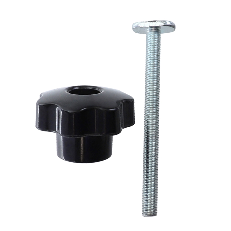 Handle T-slot Slider Miter T-track Jig Screw Fixture Table Saw Router Chute Rail: 1