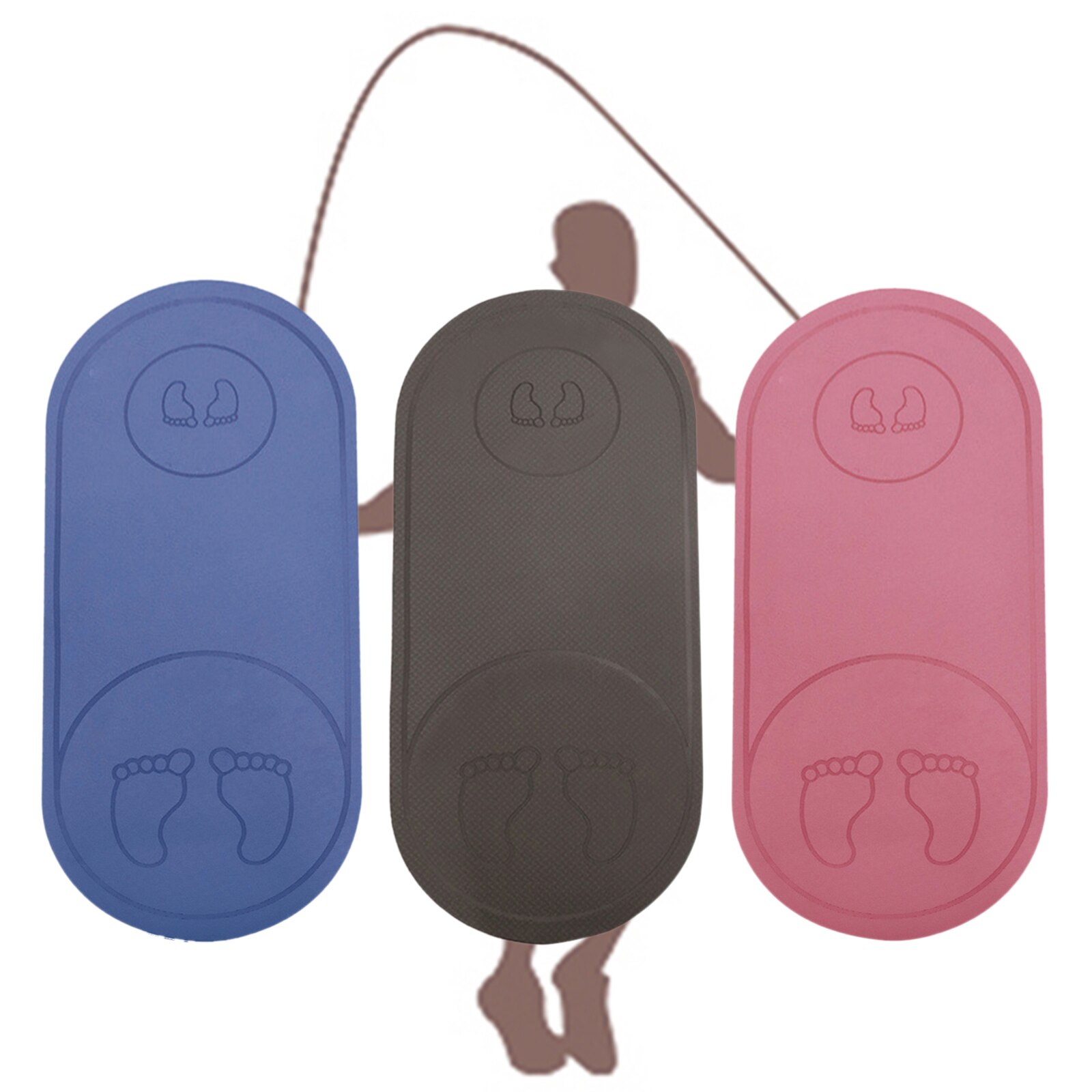 Rutschfeste indoor-springmatte, stoßdämpfende fitnessmatte, yogamatte für das heim-fitnessstudio