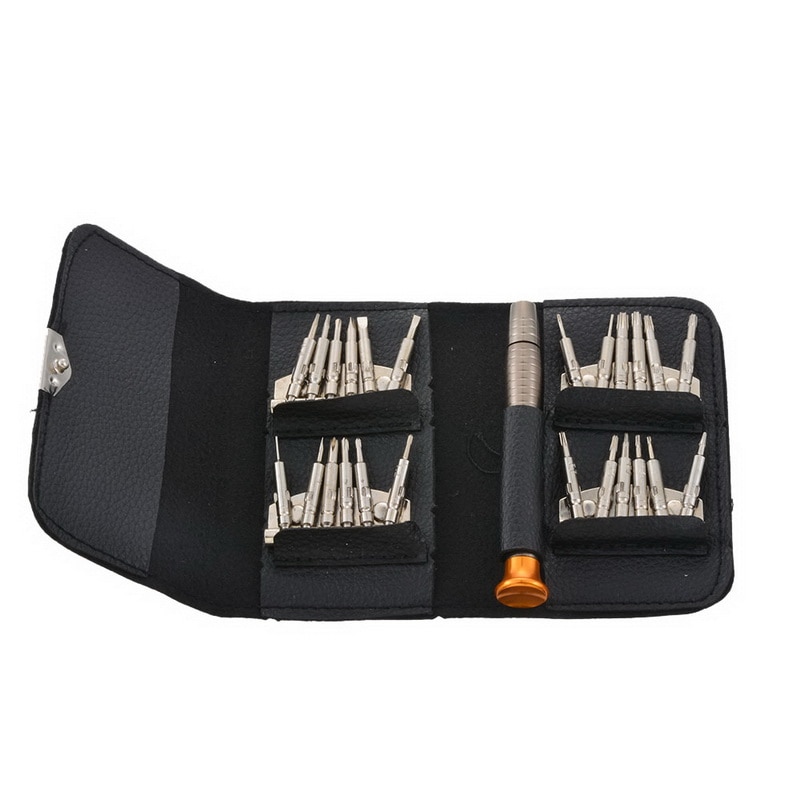 Kit d'outils de réparation de portefeuille de téléphone portable, tournevis torx de précision 25 in en 1 pour téléphone portable, téléphone portable, électronique, pc