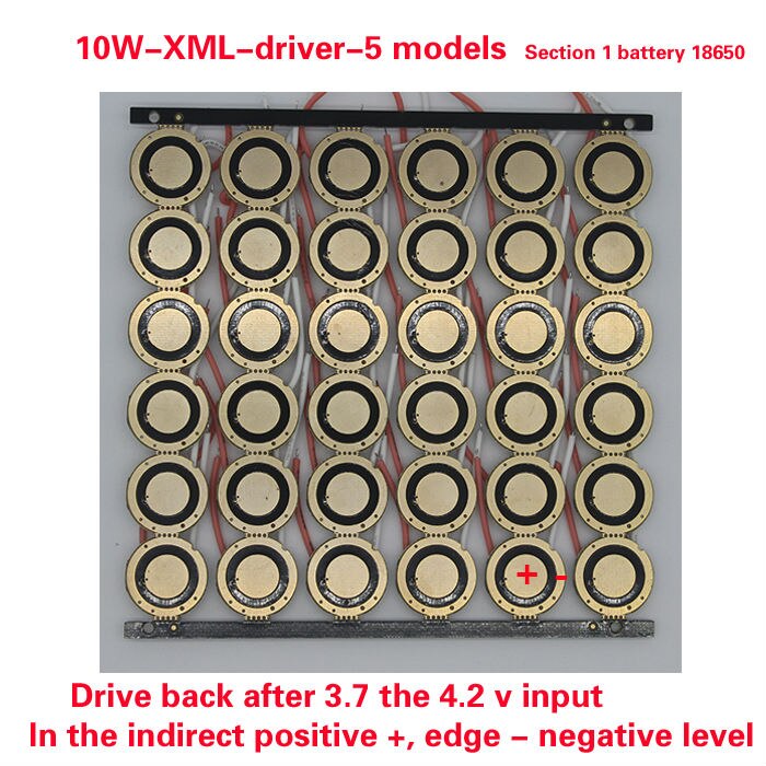 5 stks cree xml led xml2 led t6 u2 driver 17mm 20mm 3.7-4.2 v 2.7a 5-mode led driver voor cree xml led Emitter