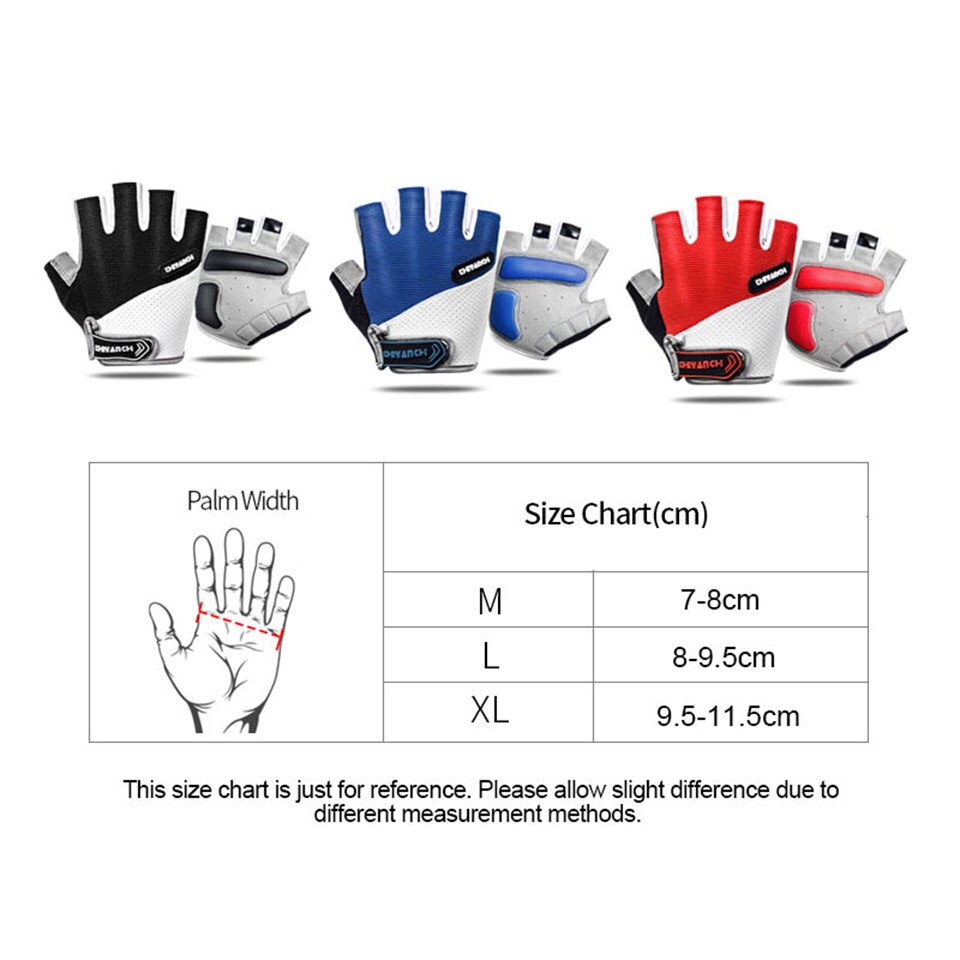 1 Paar Anti-Slip Mannen Vrouwen Gym Half Vinger Sport Fitness Oefening Training Pols Handschoenen Weerstand Gewichtheffen Handschoen