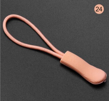 30 stücke 7cm Reißverschluss ziehen Mehrfarbig rutschfeste fluoreszierende Reißverschluss Unterhose seil Abzieher für bekleidung tasche sportwear 003: 24