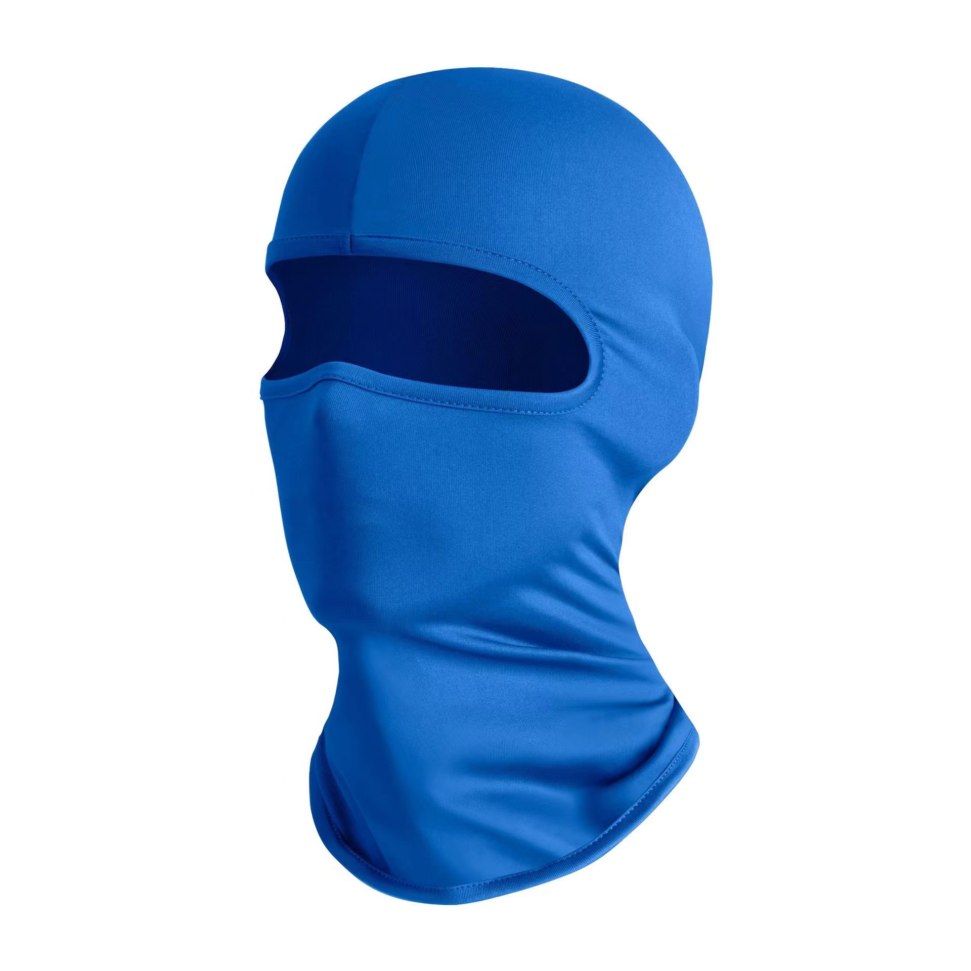 Protetor solar respirável máscara de seda gelo para homens e mulheres motocicleta pesca bicicleta cachecol à prova de vento verão lenço facial: Azul