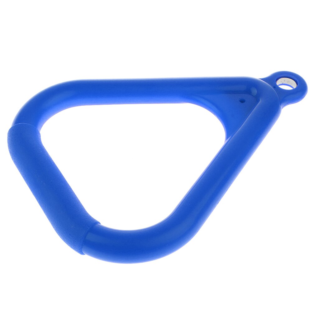 Outdoor Trapeze Gym Rings Plastic Coated Ring Swing Set Replacements Blue