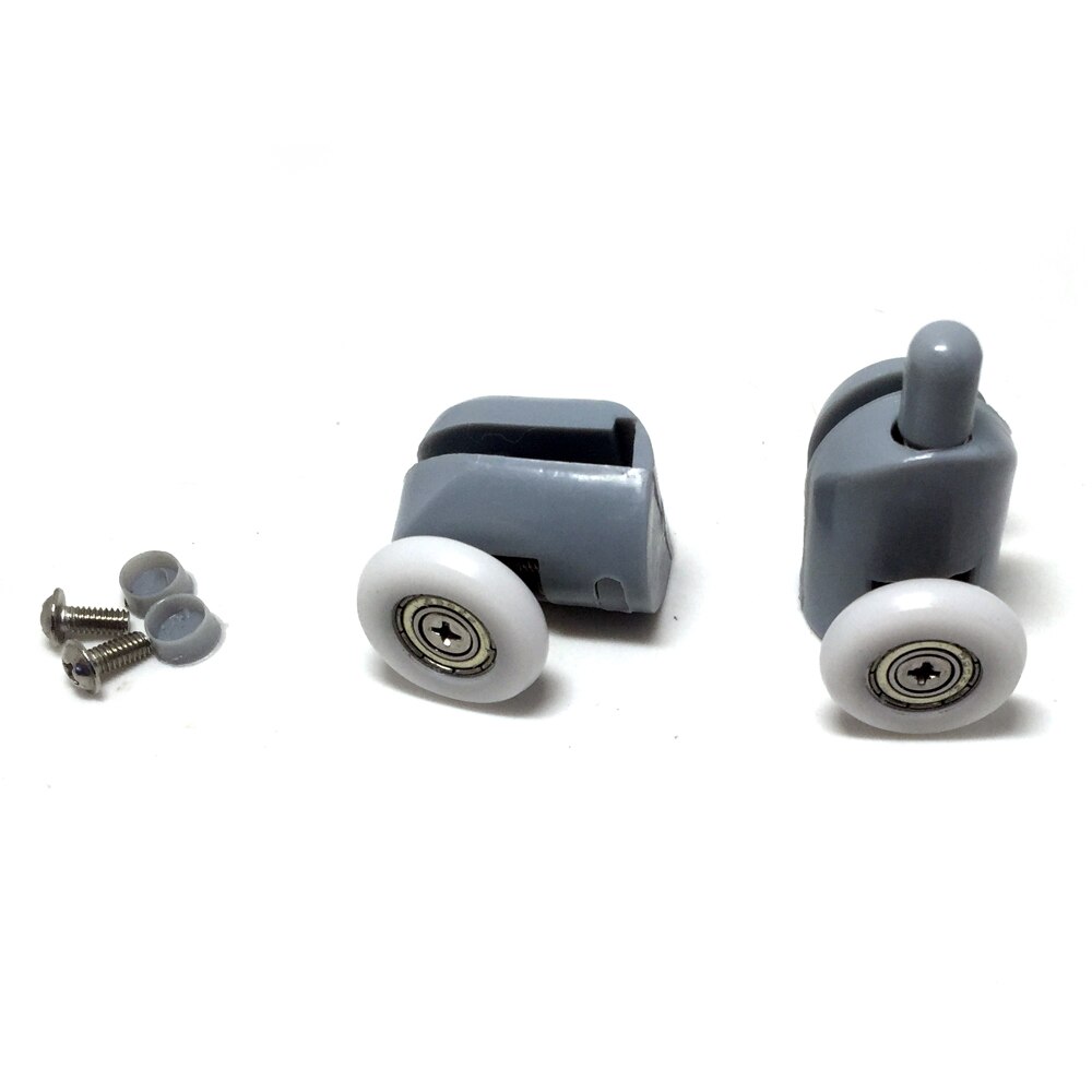 4-Pack Shower Door Rollers Wheels 25mm – Replacement Bearings/Runners/Pulleys L005