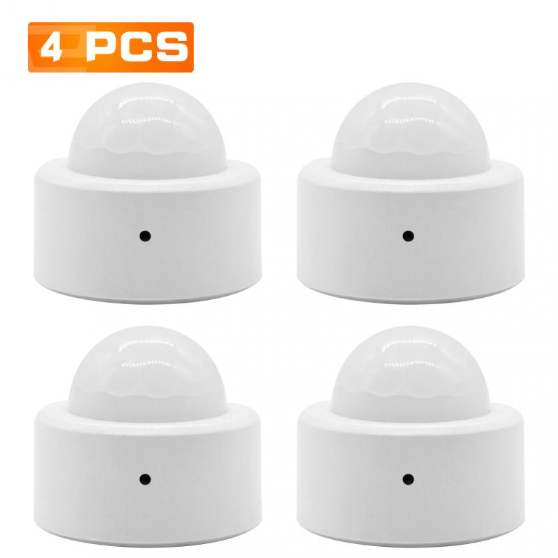 Tuya Zigbee 3.0 Smart Human Body Sensor Mini PIR Motion Sensor Wireless Body Movement APP Push APP Smart Life Gateway Required: 4pcs