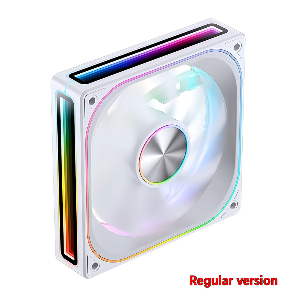 JONSBO ZA-120/240/360 ARGB 12/24/36CM chassis fan Motherboard lighting synchronization/Aluminum Nameplate/PWM Case fans: Red