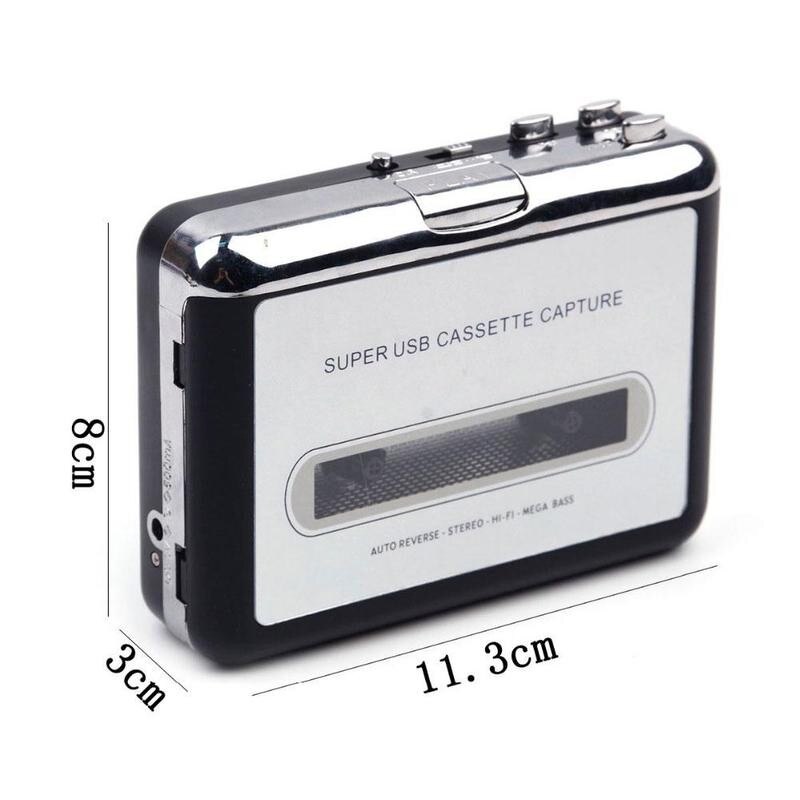 Usb Walkman Cassette Speler Cassette Tape Muziek Audio Naar Converter Multifunctionele Mp3 Converter Y5V4