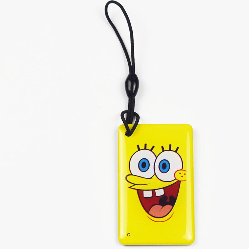 CUID Key Tag Android App MCT Modify UID Changeable NFC 1k s50 13.56MHz Epoxy card Block 0 Writable HF 14443A Keyfob: Orange