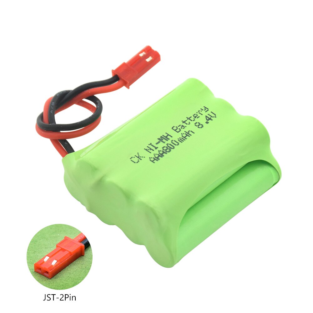 8.4V 800Mah 7 * Aaa Oplaadbare Ni-Mh Nimh Batterij Pack Met JST-2P Connector 800Mah Oplaadbare Ni-Mh Aaa 8.4V Batterij Packs