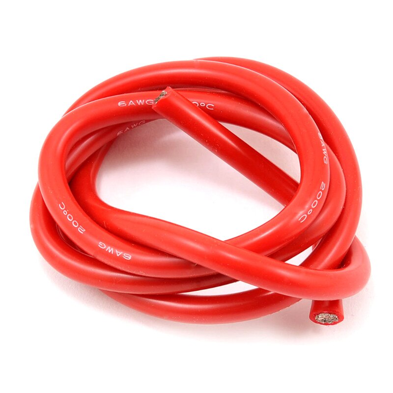 Heat-resistant flexible silicone Cable 6AWG extra soft silicone wire high temperature 200degree cold-resistant