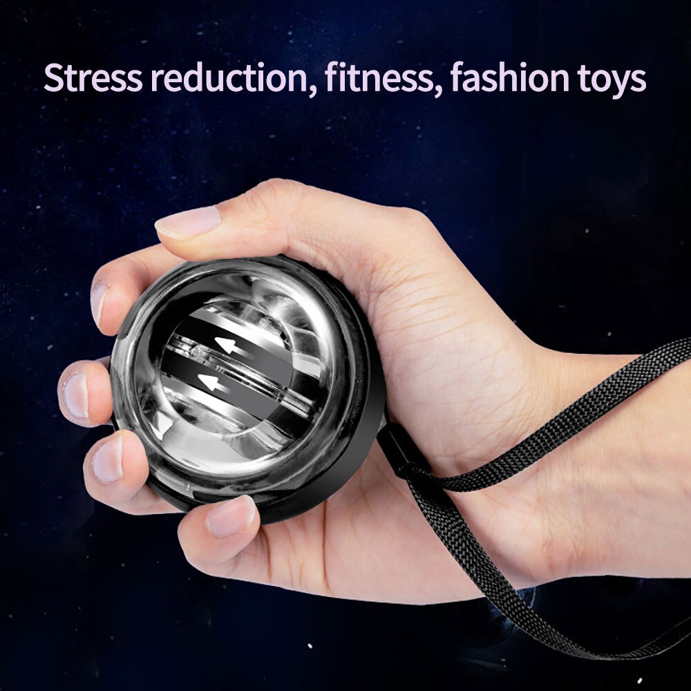 Wrist Ball Trainer LED Gyroball Essential Spinner Gyroscopic Forearm Exerciser Gyro Ball For Mijia Home Fitness Ball Strength