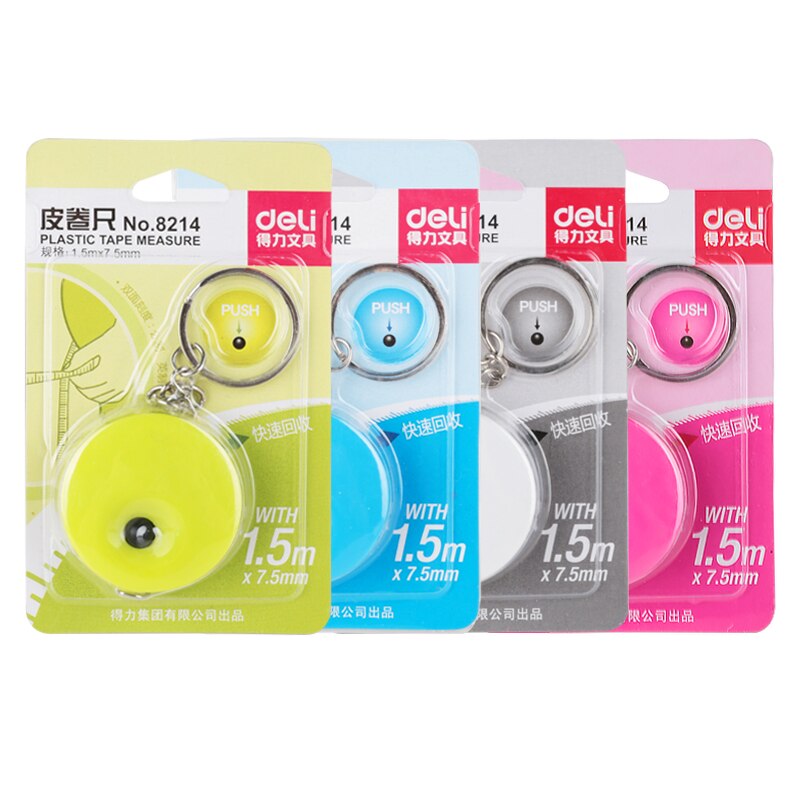 Mini MaßBand 1,5 cm * 7,5mm 60 zoll Farbe Körper Tragbare Größe Klapp Lineal für Sauerei Tuch Büro schule Haushalt 6737