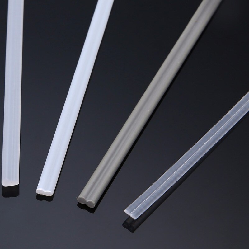 50 Stuks Niet Giftig Kunststof Lasdraad 200 Mm Lengte Abs/Pp/Pvc/Pe Lassen Sticks 2.5 Mm * 200 Mm Voor Plastic Lasser