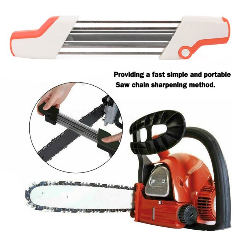 Kettingzaagkettingslijper 2-in-1 Easy File Sharpening Grinder Tools voor STIHL File en dieptemeter File Tool